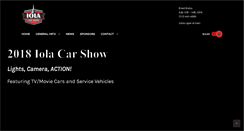 Desktop Screenshot of iolaoldcarshow.com
